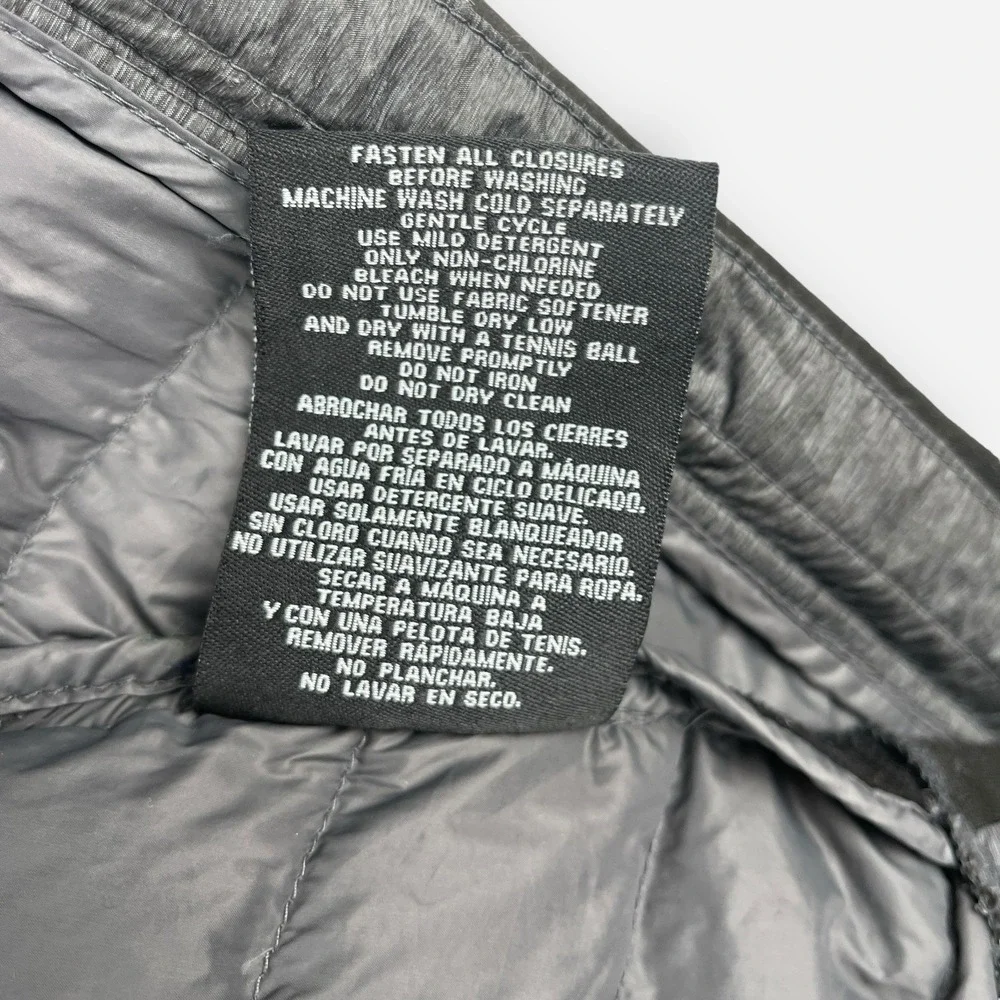 32 Degrees Weatherproof Puffer Jacket Coat Womens XXL Gray Black‎ Down Mock Neck